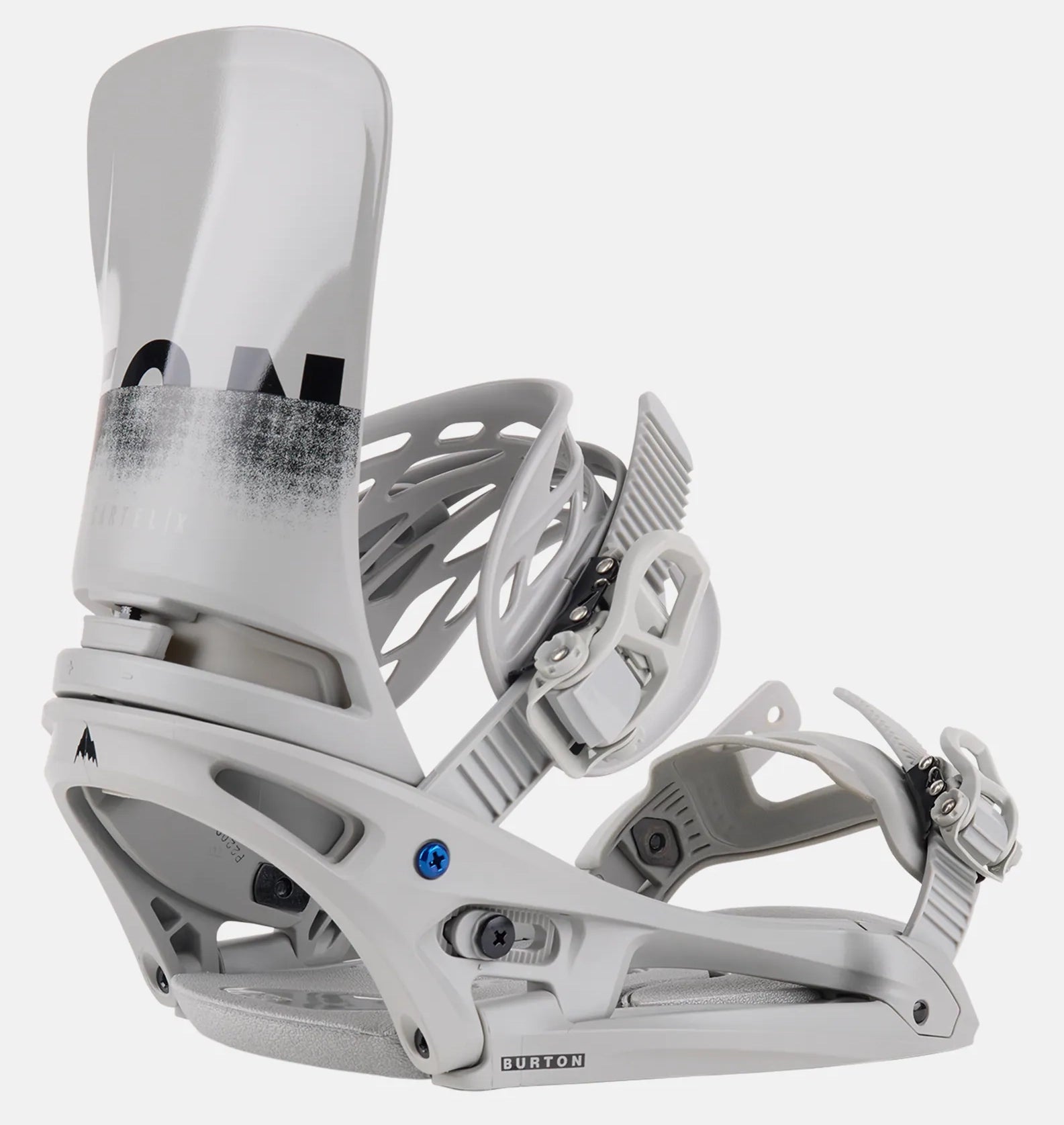 Burton Cartel X EST Snowboard Bindings Mens Grey / Logo