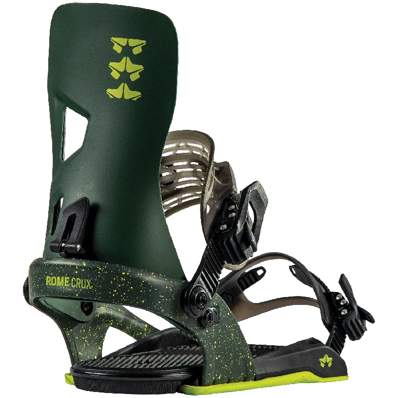 Rome Crux Mens Snowboard Bindings Swamp