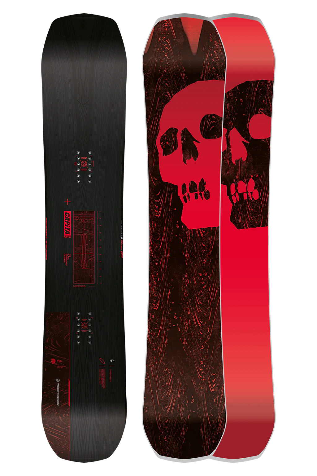 Capita Black Snowboard of Death Wide