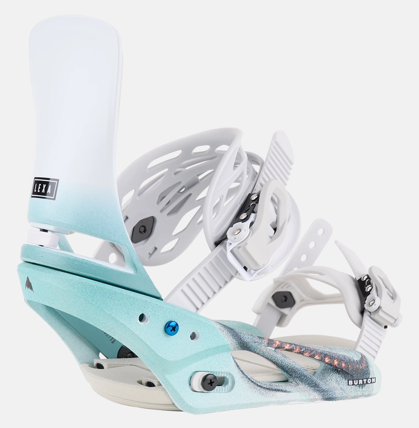 Burton Lexa Snowboard Bindings Womens White / Graphic