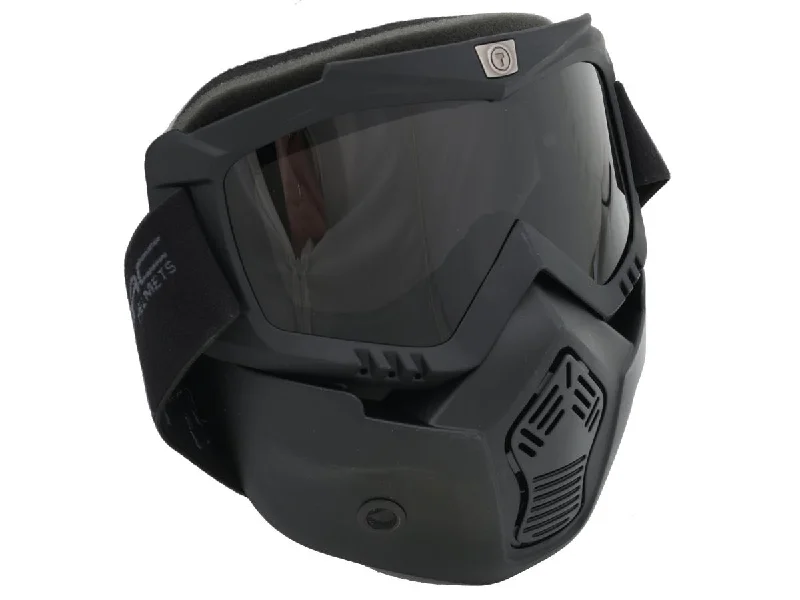 Torc Anti Fog Goggles & Mask Kit Black For T-50 Helmets