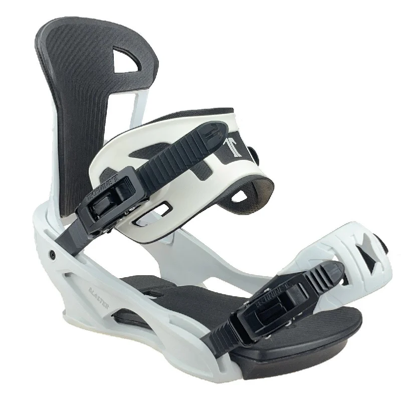 Technine Blaster Snowboard Bindings Medium (US Mens 7-9) White / Black New 2024