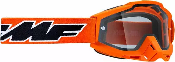 FMF Vision PowerBomb Enduro Rocket Goggles Orange / Clear