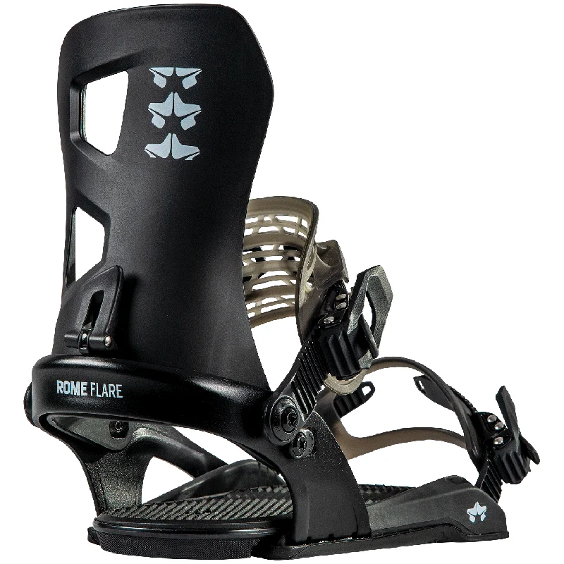 Rome Flare Womens Snowboard Bindings Black