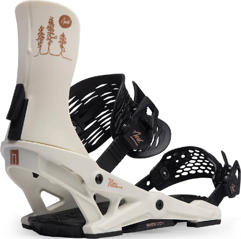 Now Vetta Snowboard Bindings Womens Chalk