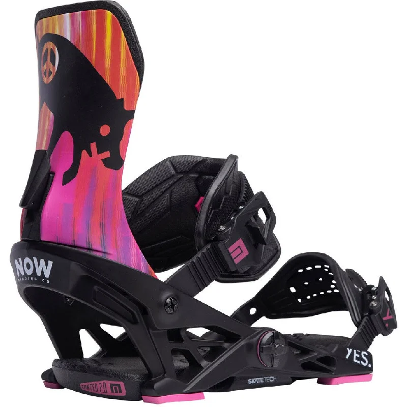 Now Select Pro x Yes Collab Snowboard Bindings Mens Black / Pink