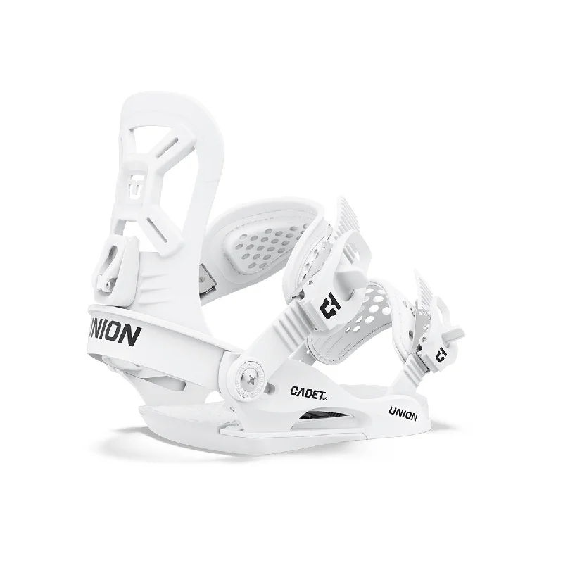 Union Cadet XS Kids Snowboard Bindings White