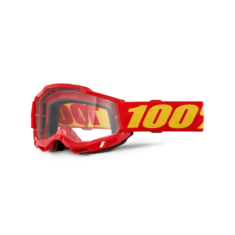 100% Accuri 2 Goggles Red / Clear Lens