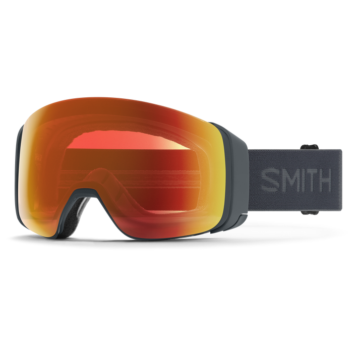 SMITH 4D Mag Slate - ChromaPop Everyday Red Mirror + ChromaPop Storm Yellow Flash Snow Goggle