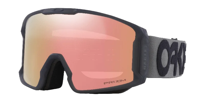 OAKLEY Line Miner L Matte Forged Iron - Prizm Rose Gold Iridium Snow Goggle