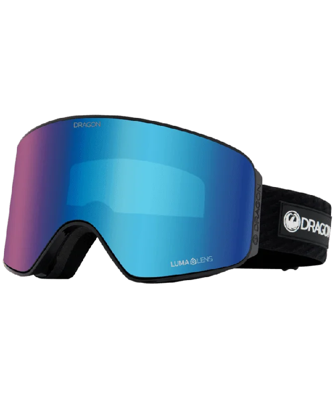 DRAGON NFX MAG OTG Icon Blue - Lumalens Blue Ion+ Lumalens Amber Snow Goggles