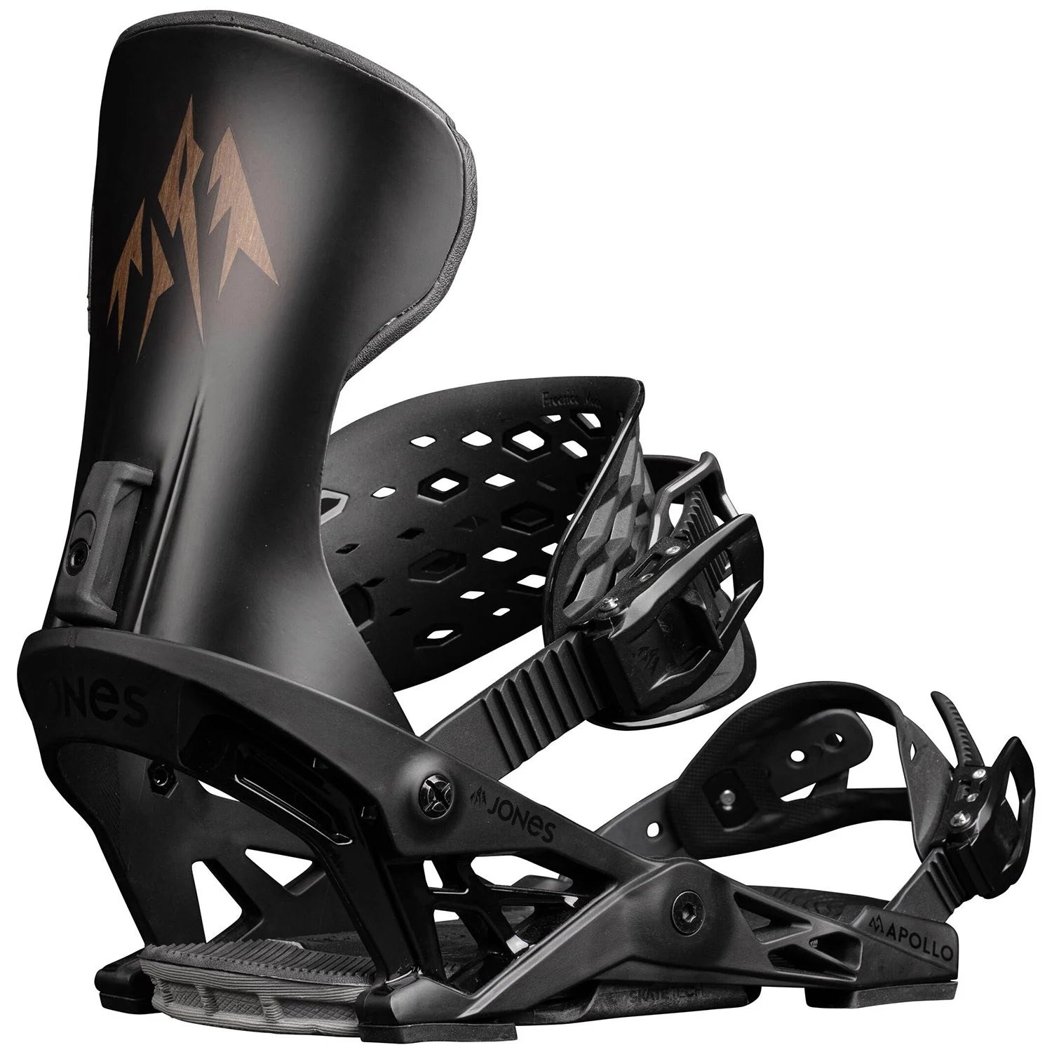 Jones Apollo Mens Snowboard Bindings Stealth Black