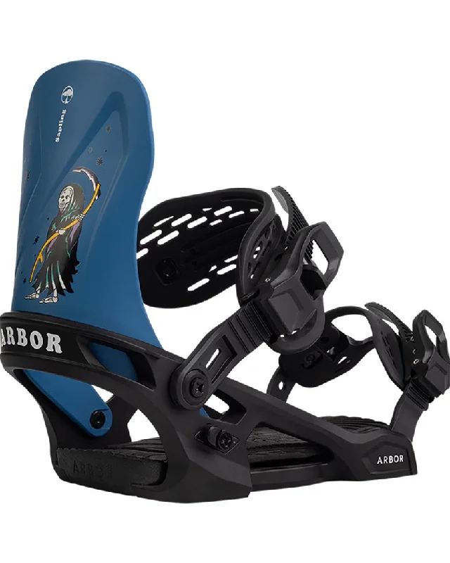 Sapling - Kids Snowboard Bindings - Black/Blue 2025