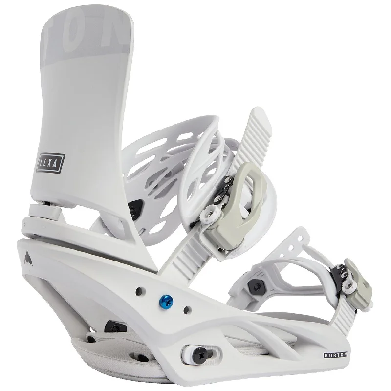 Burton Lexa EST Womens Snowboard Bindings Grey Cloud