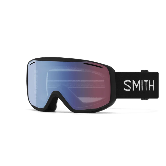 SMITH Rally Black - Blue Sensor Mirror Snow Goggle