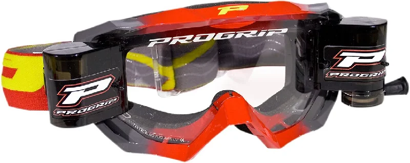 Pro Grip Venom Roll-Off Goggles Red / Grey