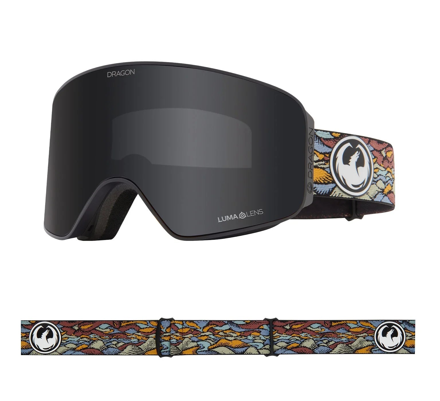 DRAGON NFX Mag OTG GiGi Ruf- Lumalens Dark Smoke Ion + Lumalens Light Rose Snow Goggles