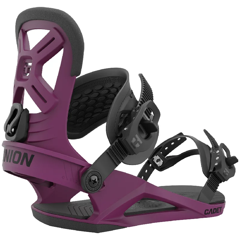 Union Cadet Kids Snowboard Bindings Purple