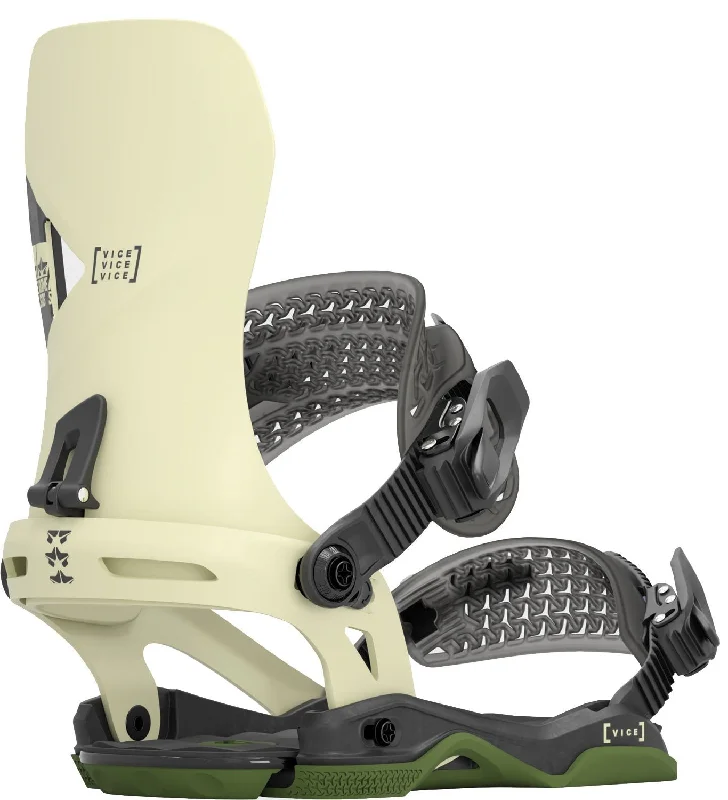 Rome Vice Snowboard Bindings, M/L (Mens US 7-10), Tan New 2024