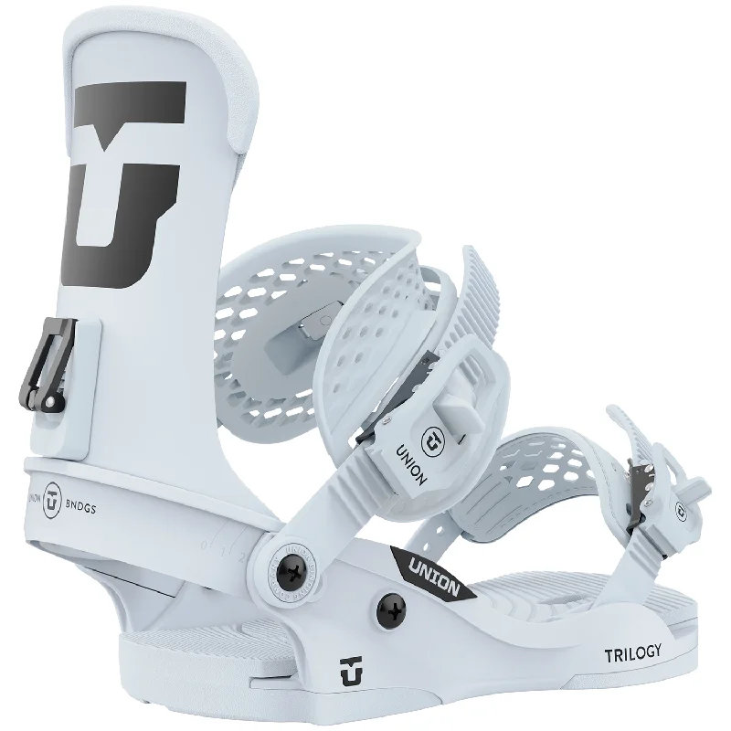 Union Trilogy Womens Snowboard Bindings (Team High Back) Light Blue