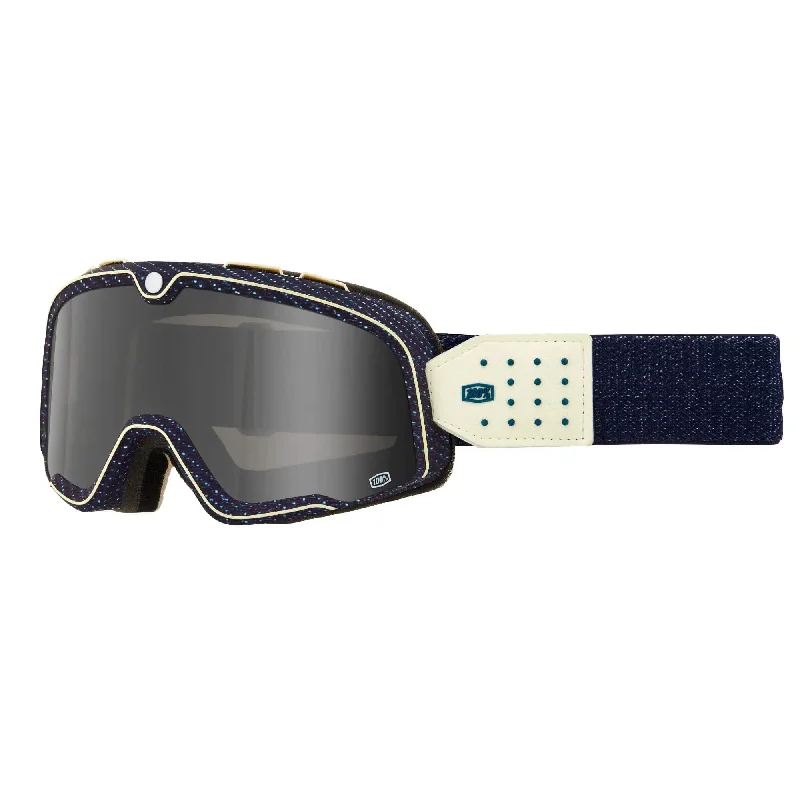 100% Barstow Goggle Denim / Dark Smoke Lens