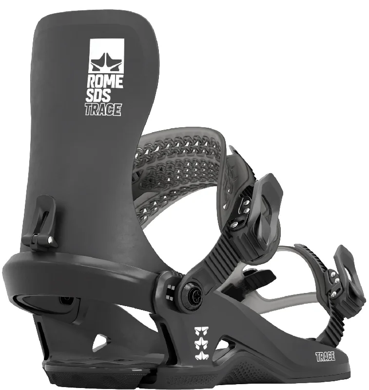 Rome Trace Snowboard Bindings Mens M/L Black (US 7.5 - 10) New