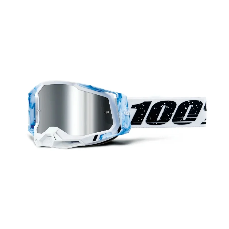 100% Racecraft 2 Goggles Mixos / Mirror Silver Flash Lens