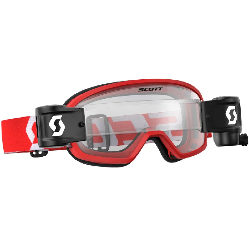 Scott - Youth Buzz Red/White Roll Off Goggles