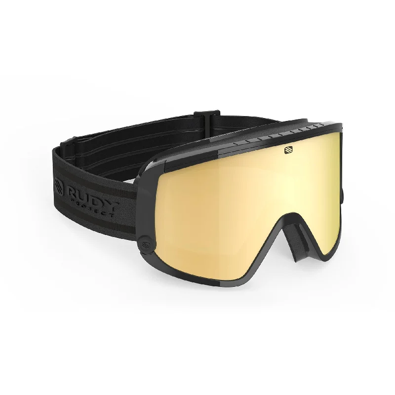 Spincut Black Gloss Frame With Multilaser Gold Lenses