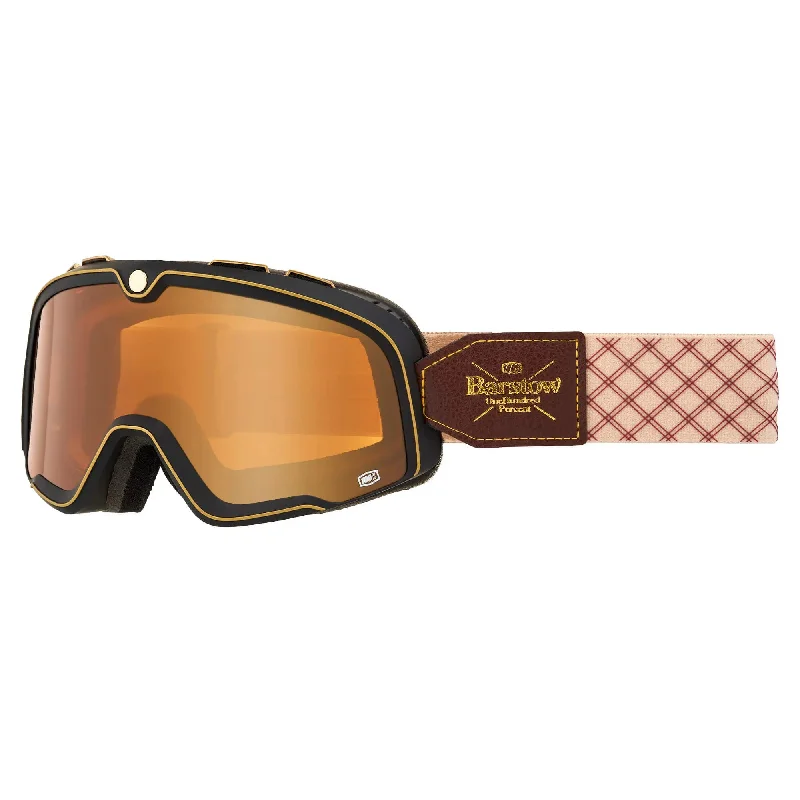 100% Barstow Goggle Solice / Persimmon Lens