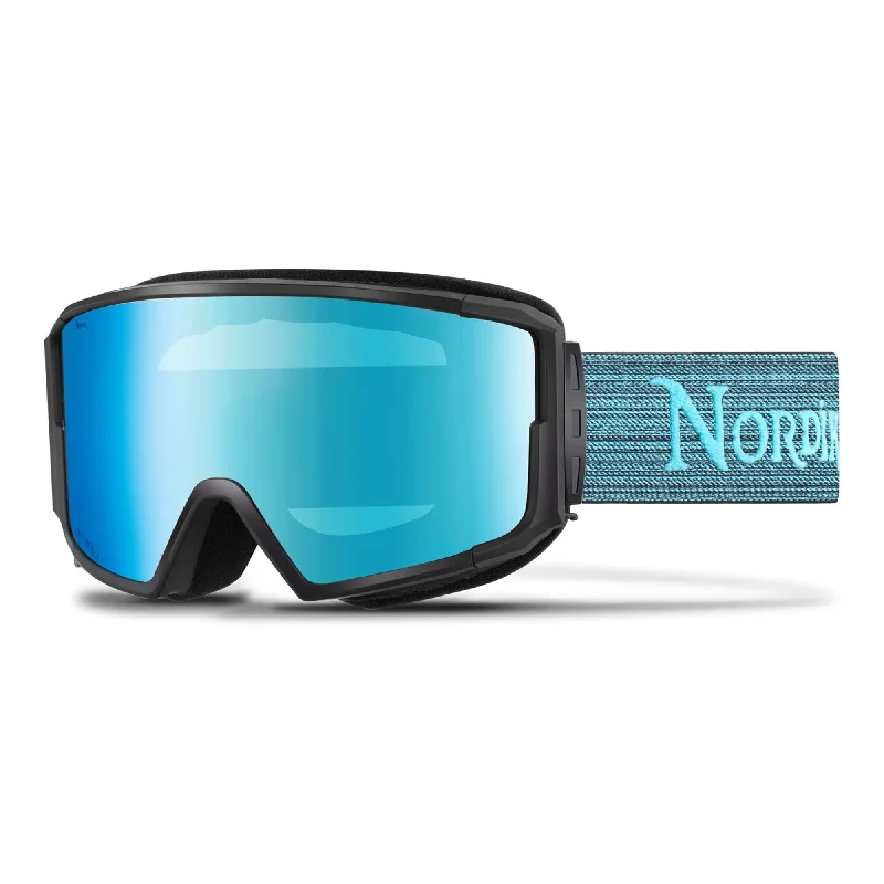 VIKING Heated Magnetic Anti-Fog Ice Blue Ski Goggles