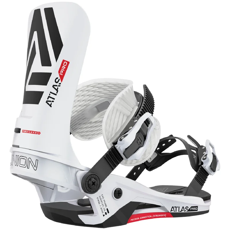 Union Atlas Pro Mens Snowboard Bindings Iced White