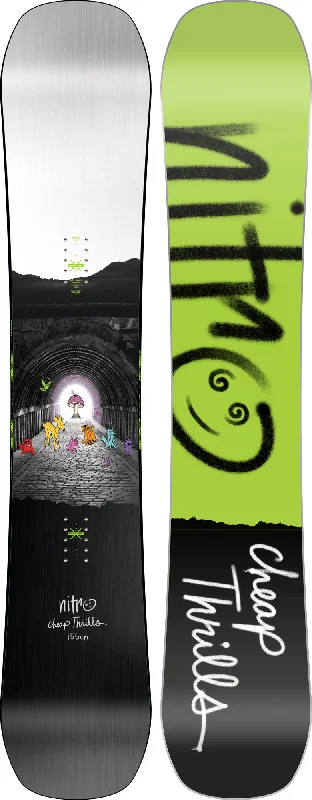 Nitro Cheap Thrills Wide Mens Snowboard 2023