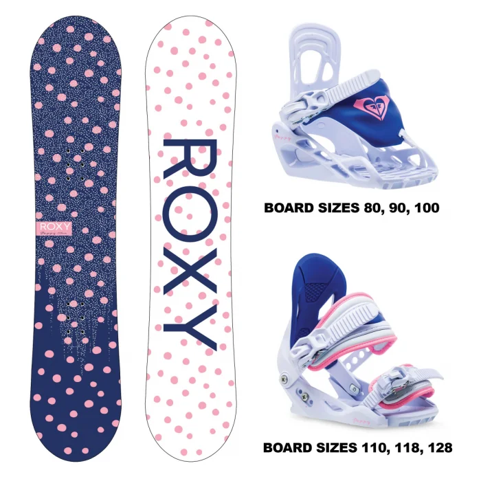 Roxy Poppy Snowboard Package 2023