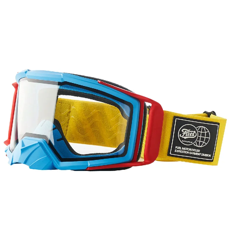 Fuel Endurage Goggles Yellow / Blue With Clear Lens