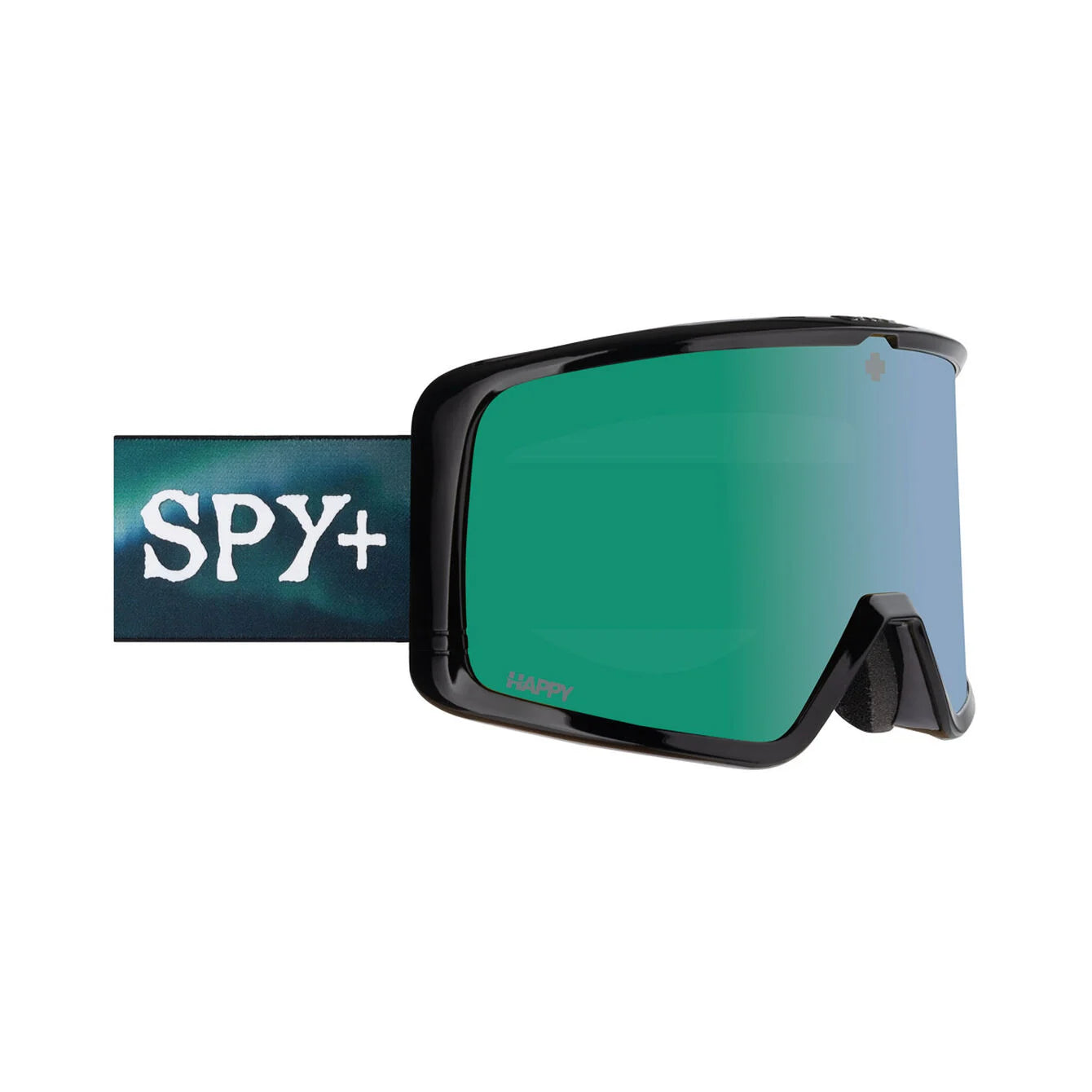 SPY Megalith Spy + Tom Wallisch - Happy ML Rose Tropical Green Mirror Snow Goggle