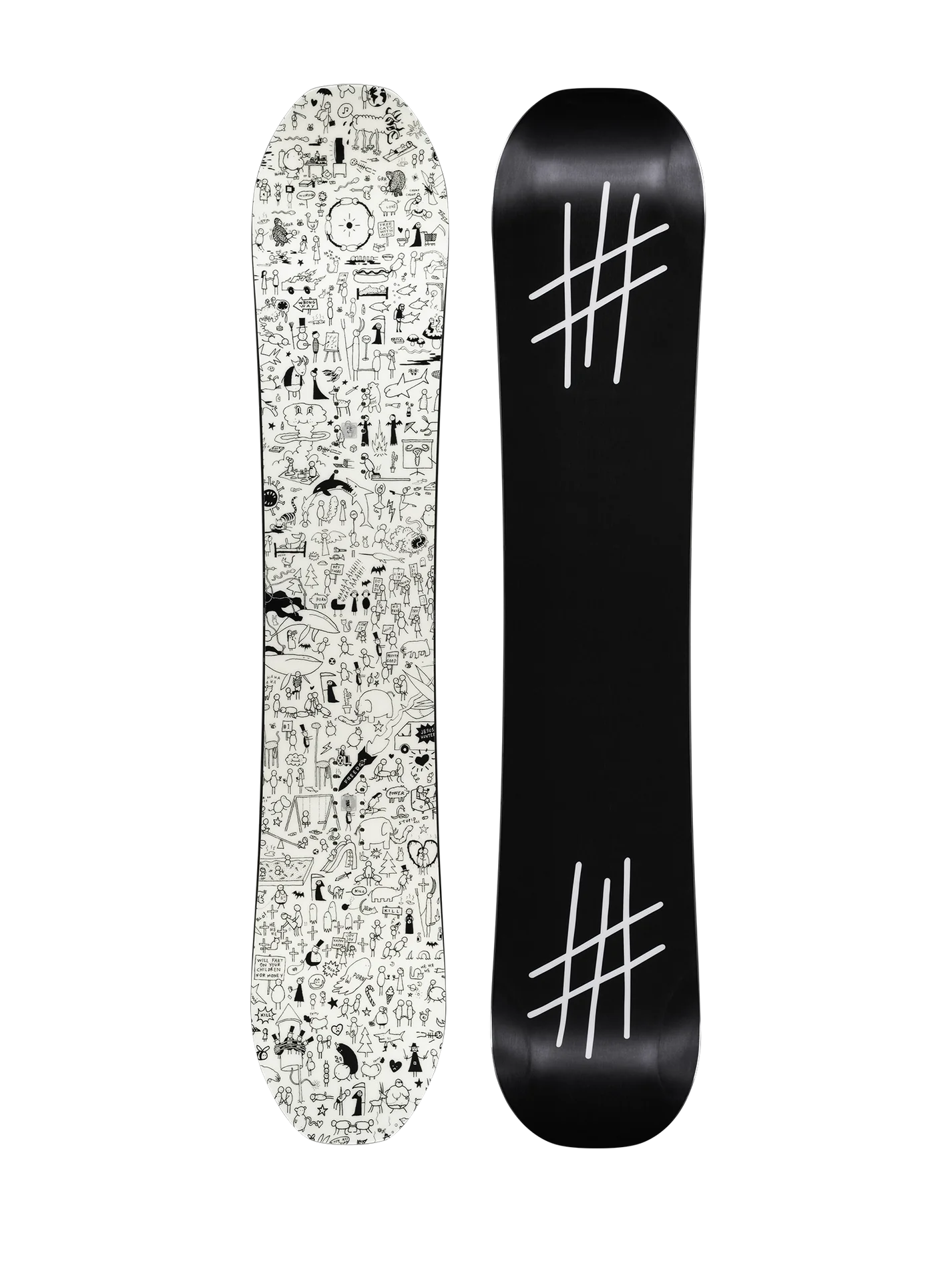 YES Artist Edition Xtrm Snowboard 2025