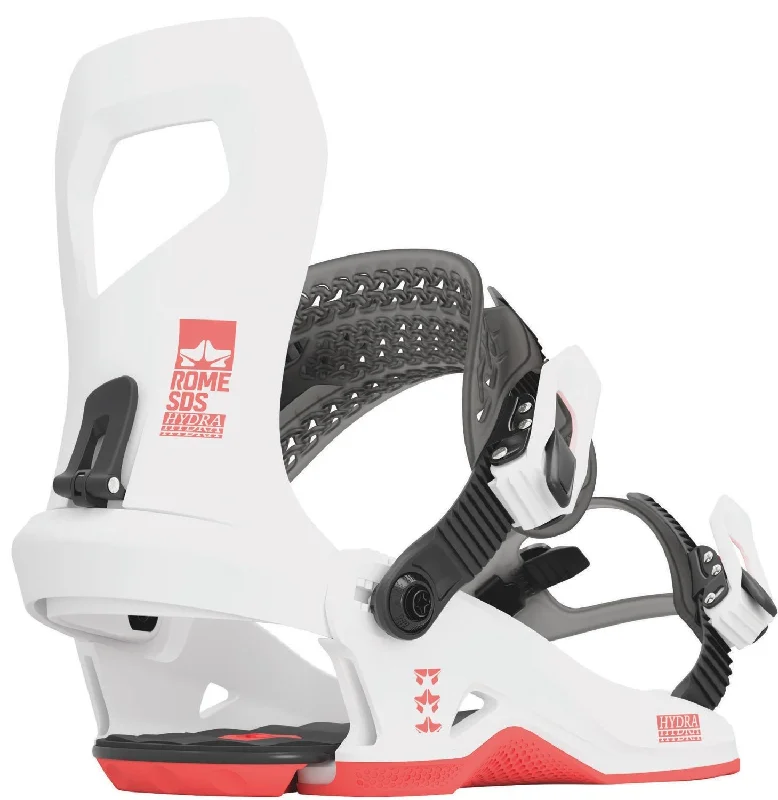 Rome Hydra Snowboard Bindings Womens Medium/Large White (US 8.5+) New