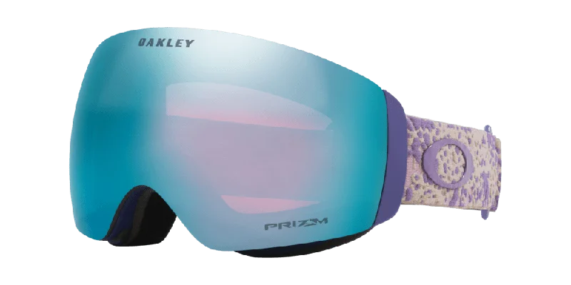 OAKLEY Flight Deck M Lilac Cell - Prizm Sapphire Iridium Snow Goggles