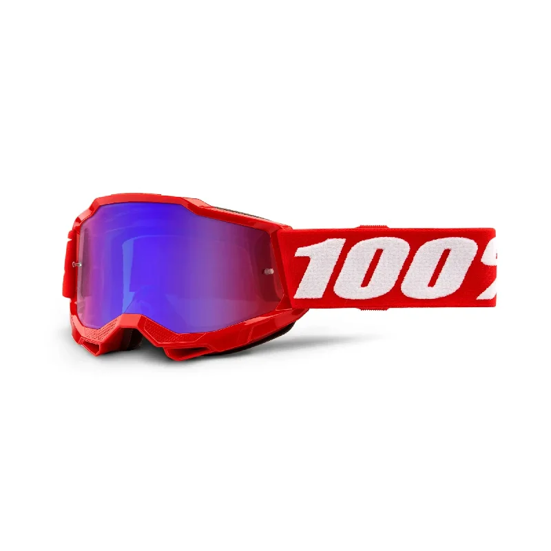 100% Accuri 2 Youth Goggles Red / Mirror Red Lens