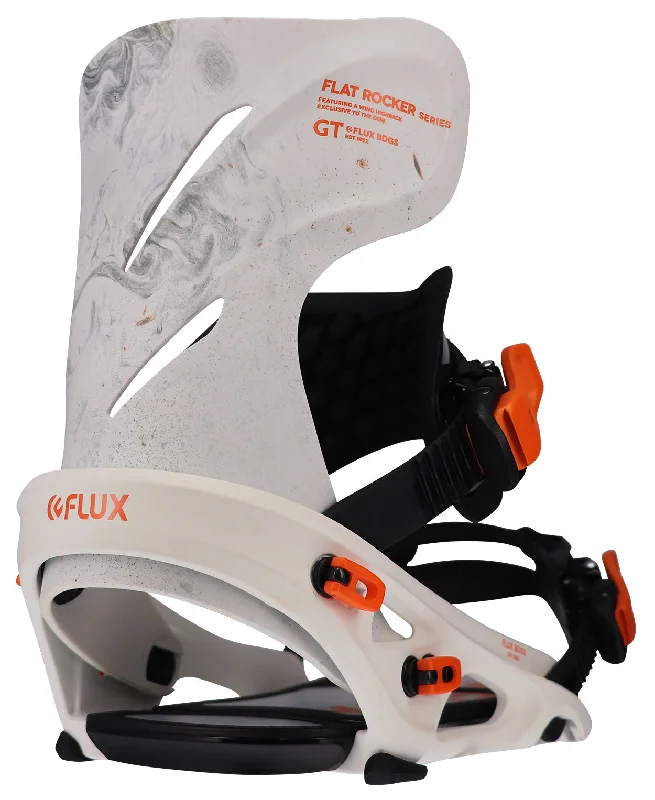 Flux GT Snowboard Bindings Mens White