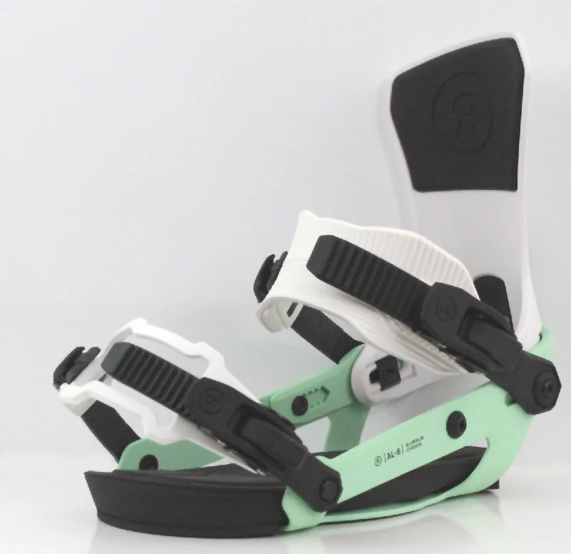 Ride AL-6 Snowboard Bindings Medium Women's US Size 7-11 Mint 2022