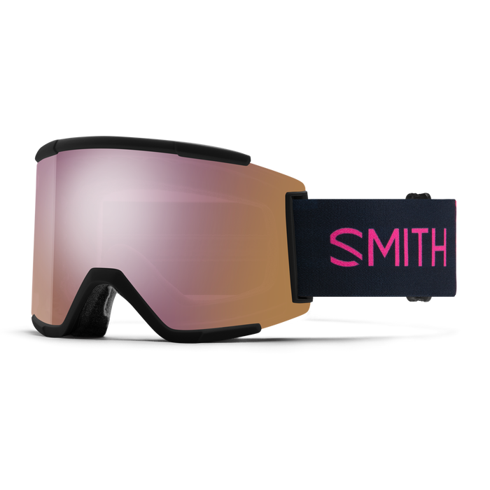 SMITH Squad XL Scott Stevens - ChromaPop Everyday Rose Gold Mirror + Storm Blue Sensor Mirror Snow Goggle