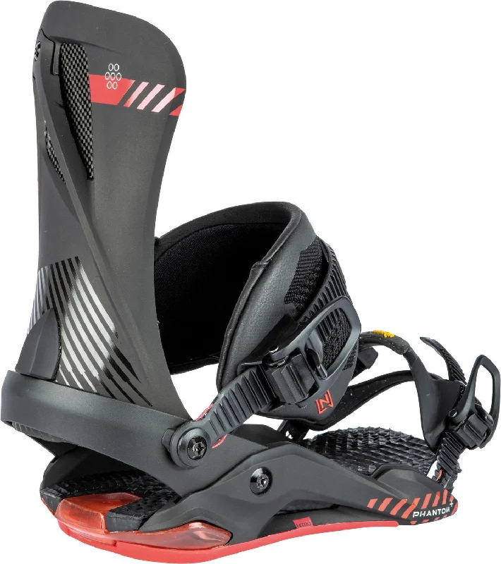 Nitro Phantom+ Snowboard Bindings Men's Large (US 11 - 14) Ultra Black New 2025