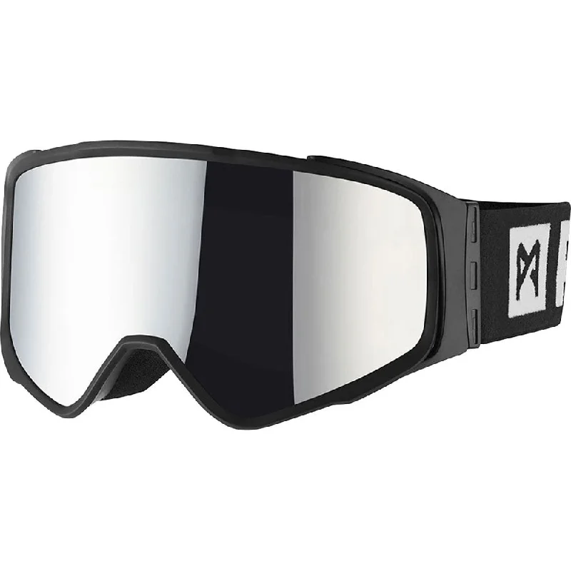 Pando Moto Goggles Silver Mirror / Clear