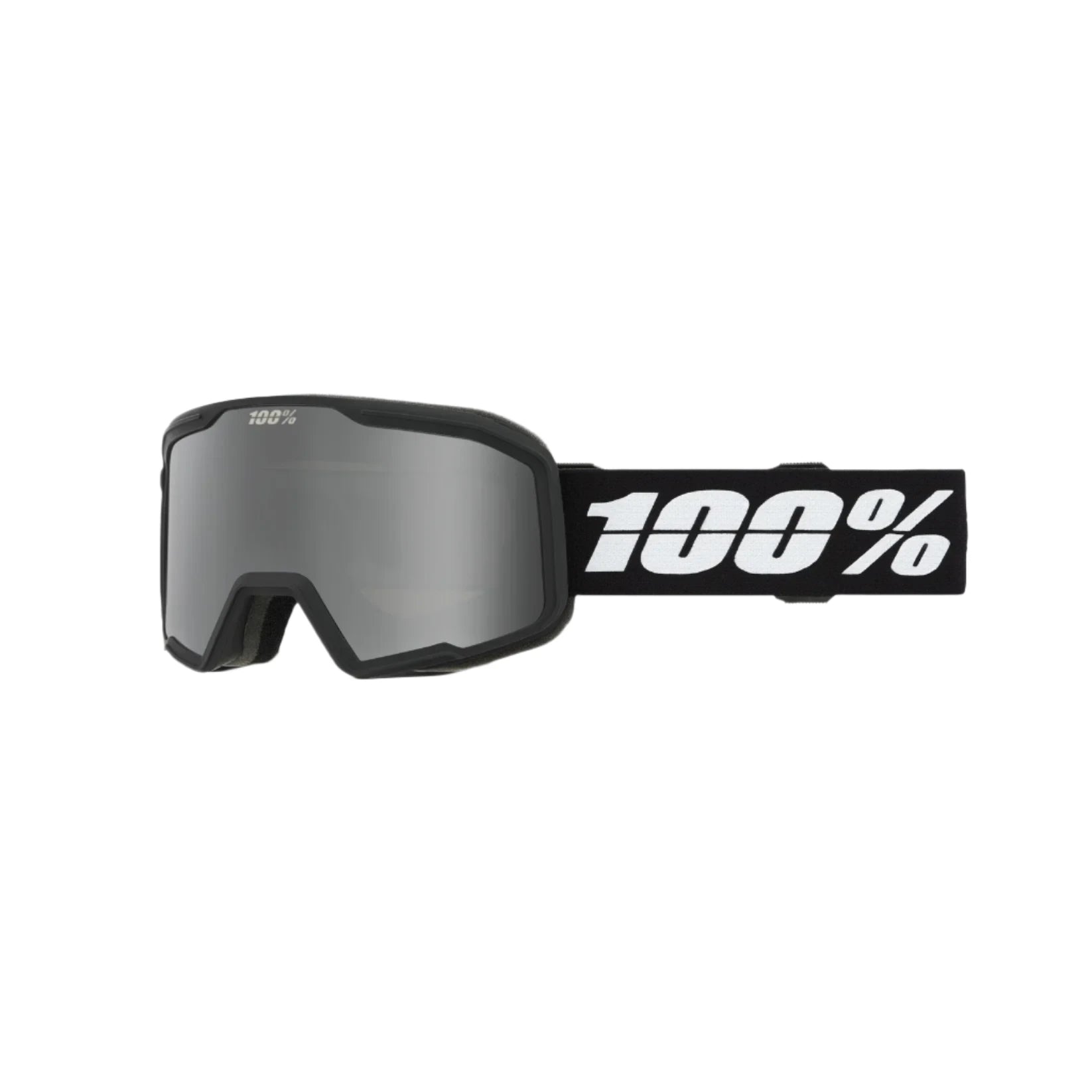 100% Valnor Black - Silver Mirror Snow Goggle