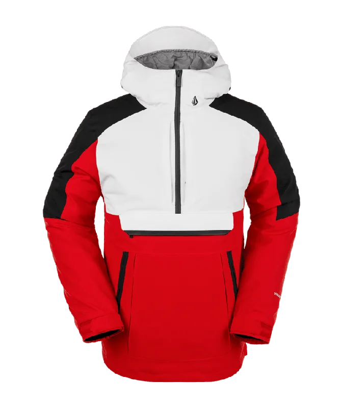 VOLCOM Brighton Pullover Snowboard Jacket Red 2024