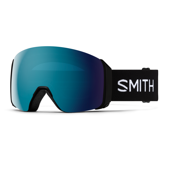 SMITH 4D MAG XL Black - ChromaPop Sun Blue Mirror + ChromaPop Storm Blue Sensor Mirror Snow Goggle