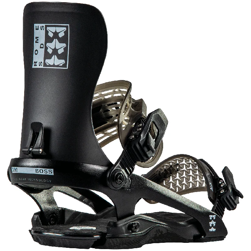 Rome 390 Boss Mens Snowboard Bindings Black