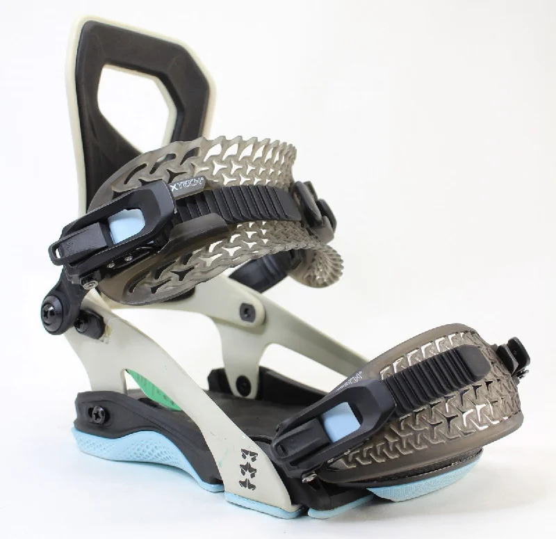 Rome Brass Snowboard Bindings Small (Womens US 6.5-8.5) Bone White 2024 - 77848